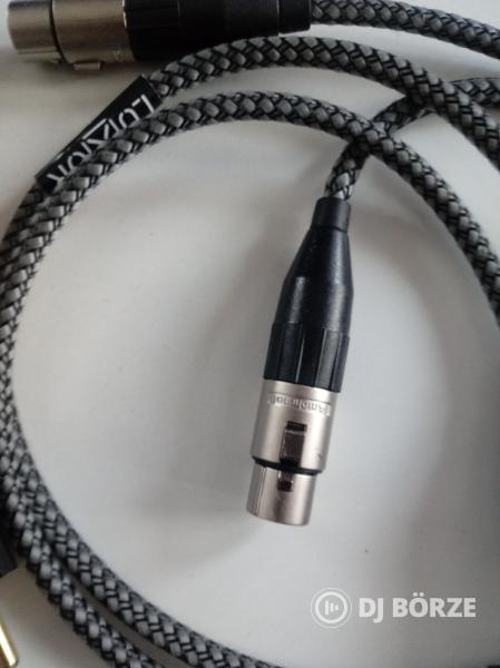 Eladó 2 db luxor audio hálózati tápkábel + 1 db luxor audio XLR kábel