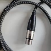 Eladó 2 db luxor audio hálózati tápkábel + 1 db luxor audio XLR kábel