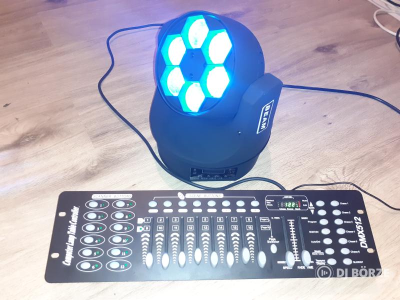 Dmx 512 Vezérlő robothoz, par lámpához, scannerhez stb