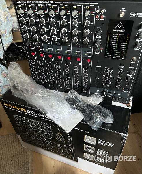 Behringer DX2000USB 7csatornás DJ-PA keverő