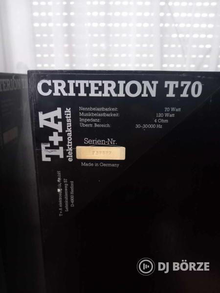 T+A Criterion T70 hangfalpár eladó