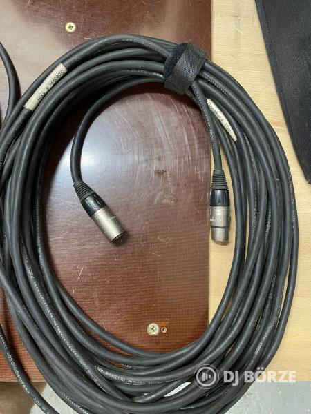 Proel hangfalkábel 2x15m és 2x7m XLR csatlakozókkal