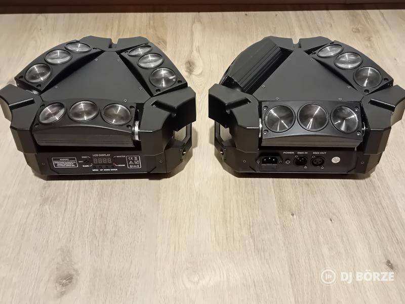 Utolsó 1db van! Rgb led spider 9x10w (beszámítás is)Bp. - Székesfehérvár