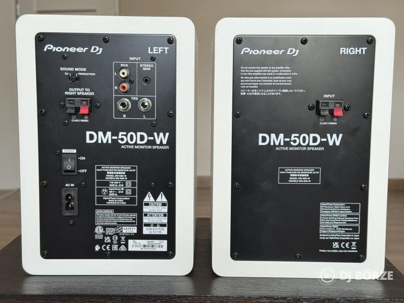 Pioneer DJ DM-50D-W DM-50D fehér aktív hangfal
