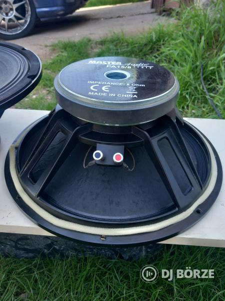 Master audio pa 15/8 hangszórók!