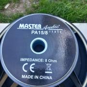 Master audio pa 15/8 hangszórók!
