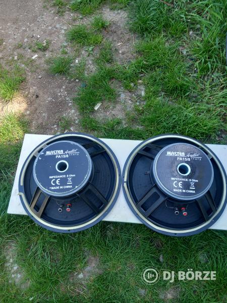 Master audio pa 15/8 hangszórók!