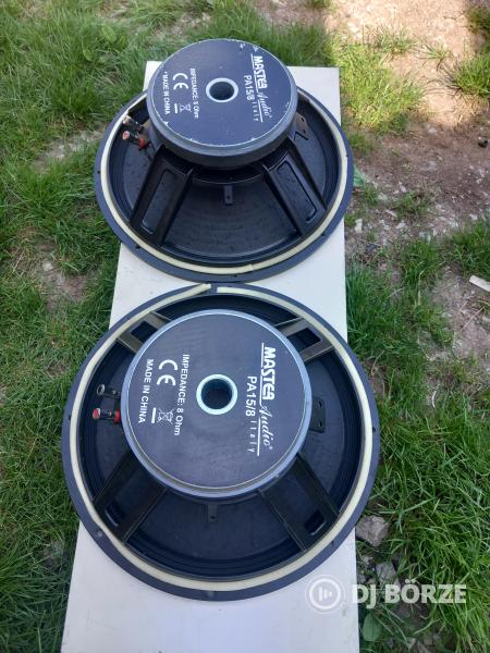 Master audio pa 15/8 hangszórók!