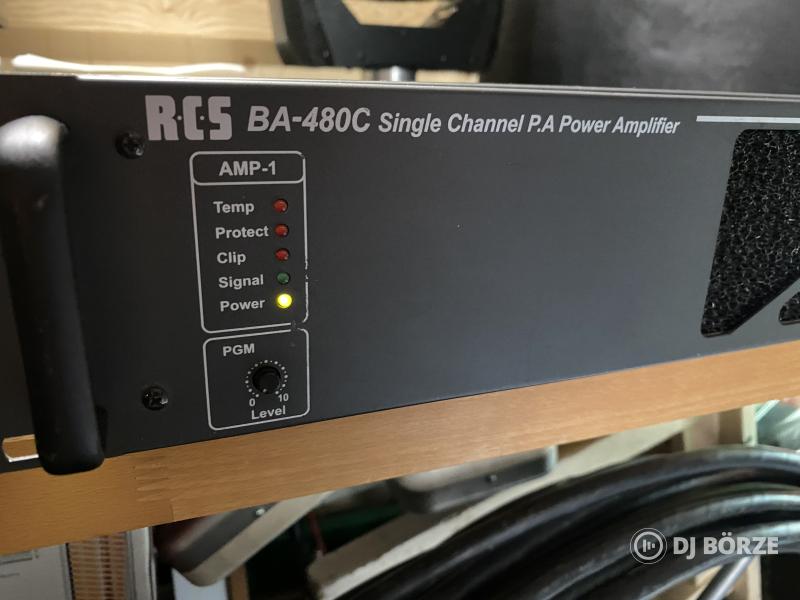 RCS BA480c installációs végfok 480W RMS teljesítmény
