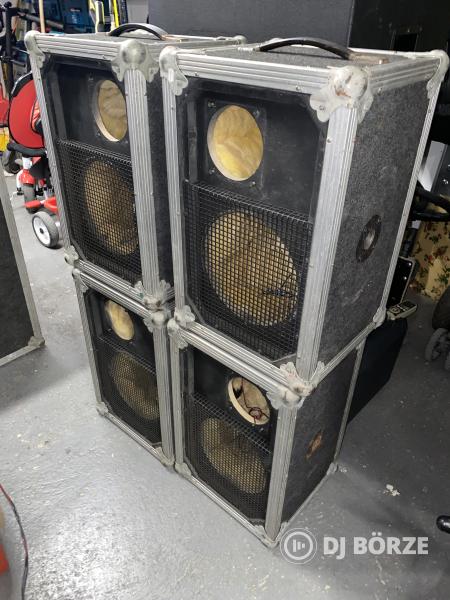 Üres hangfalak hangváltóval, állványhüvellyel (4 db egyben)