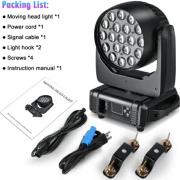 Eladó számlával, garanciával új 19x15 watt wash zoom lámpák+rackek