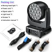 Eladó számlával, garanciával új 19x15 watt wash zoom lámpák+rackek
