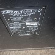 Eurolive B1800X Pro Sub láda.