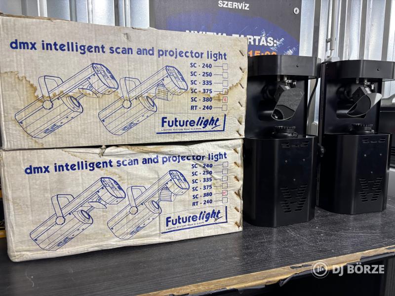 2 db Futurelight SC-380 scanner disco fény gyűjtői állapotban
