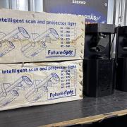 2 db Futurelight SC-380 scanner disco fény gyűjtői állapotban