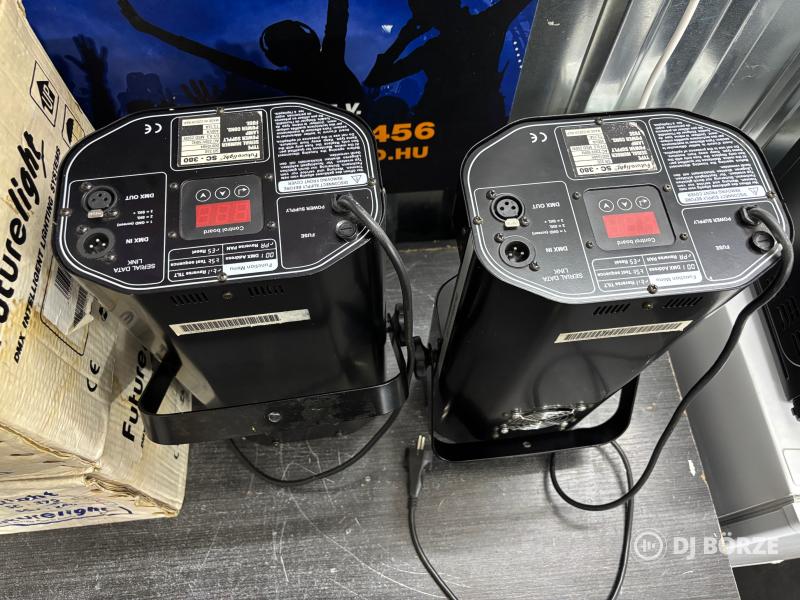 2 db Futurelight SC-380 scanner disco fény gyűjtői állapotban