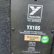 Yorkville YX18S pár jó állapotban (beszámítás is) made in Canada!