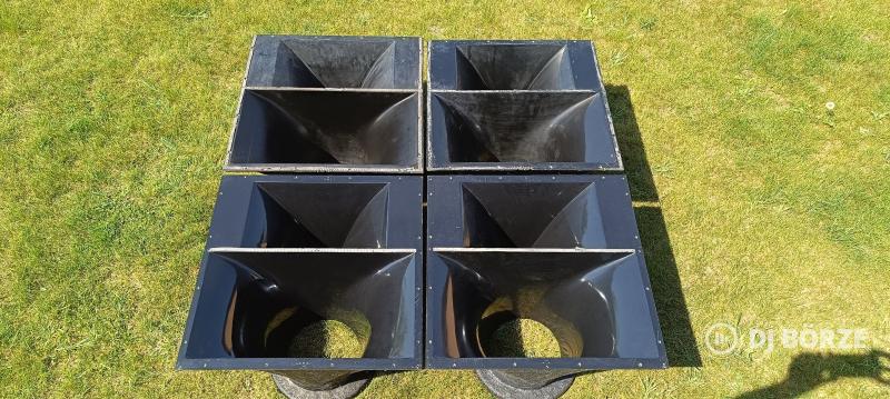Nagy LIMMER HORN tölcsérek 12" mélyközép és 2" driver magassugárzóhoz