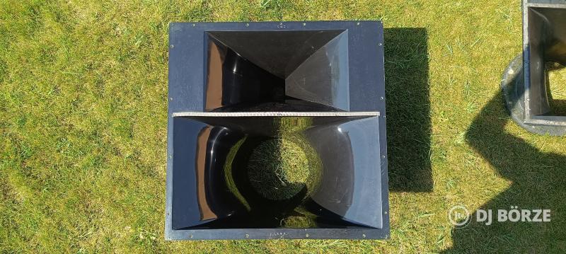 Nagy LIMMER HORN tölcsérek 12" mélyközép és 2" driver magassugárzóhoz