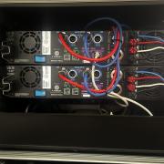 Újszerű Crown MA5000i + MA9000i végfok + DBX PA2 rackben