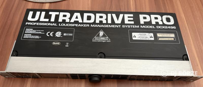 Behringer Ultradrive-pro DCX2496 rendszerprocesszor