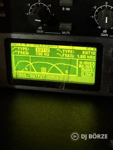 Behringer Ultradrive-pro DCX2496 rendszerprocesszor