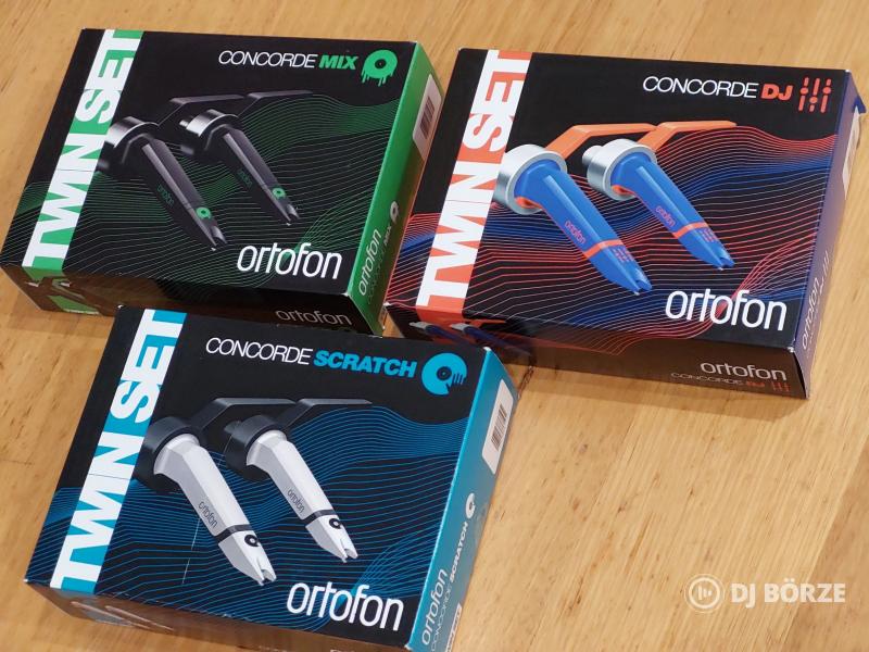 EREDETI Ortofon Concorde - Mix - Scratch - DJ MkII TWIN  szetek eladóak