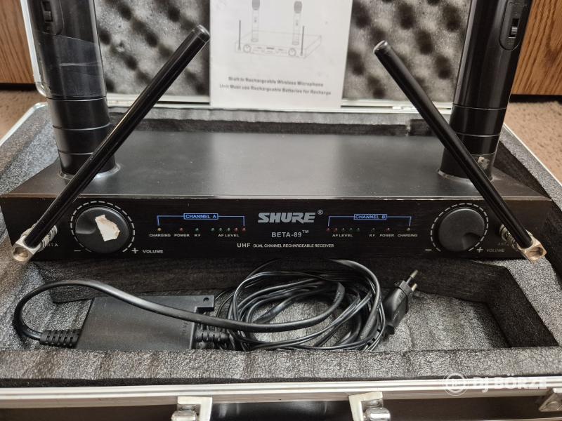 Shure Beta89C Dupla vezetéknélküli mikrofon szett