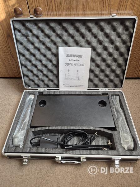 Shure Beta89C Dupla vezetéknélküli mikrofon szett