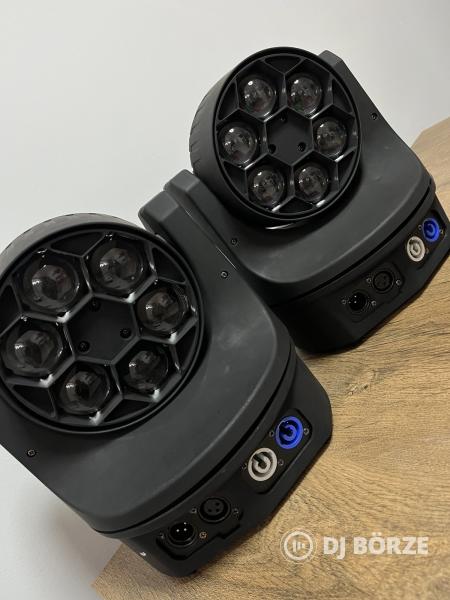 Eladó 1pár 6*15W led bee eye wash robotlámpa