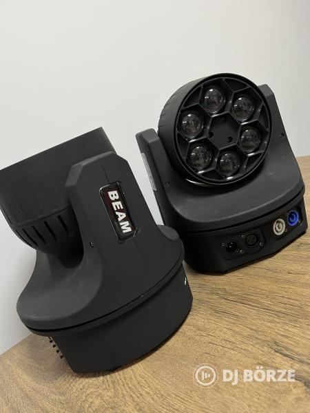 Eladó 1pár 6*15W led bee eye wash robotlámpa