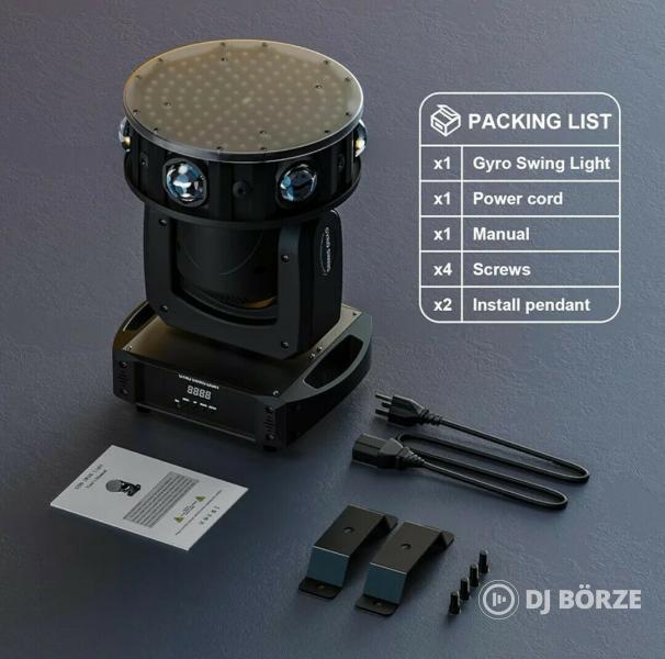 Eladó számlával, garanciával új 150 watt teljesítményű Gyro Swing robotlámpák