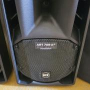 2db Rcf art 708mk4 + gyári tokok