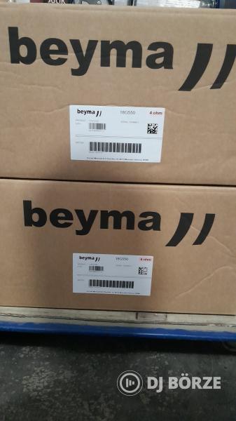 Beyma 18G550 4 ohm Teljesen új, bontatlan  2 db