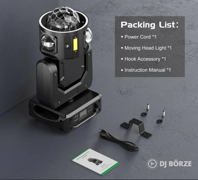 Eladó számlával, garanciával új 100 watt teljesítményű 5in1 robotlámpák