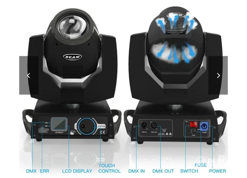 Eladó számlával, garanciával, új 230 watt 7R robotlámpák, rackekkel