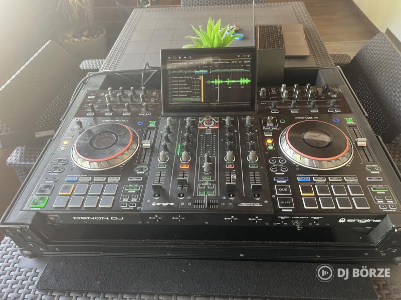 dB Technologies es1203 huzattal (Használt, javított), Denon Prime 4 esztétikai hibákkal (használt)