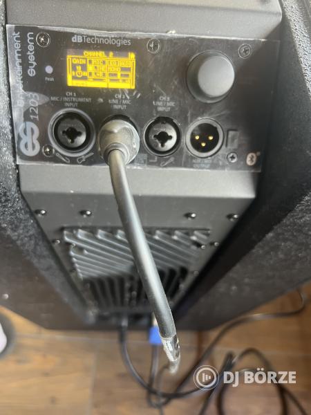 dB Technologies es1203 huzattal (Használt, javított), Denon Prime 4 esztétikai hibákkal (használt)