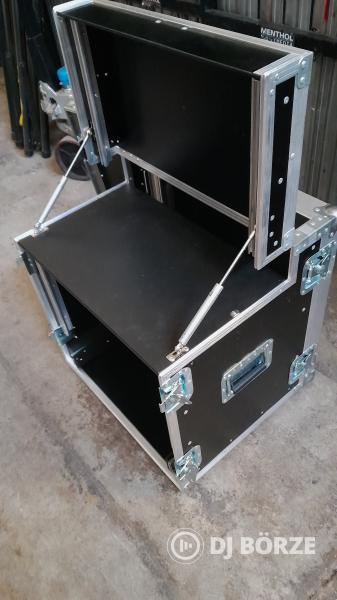 Monitoros, kihajtható fedelű, alul sines rack - Safecase