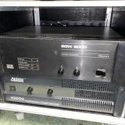 Aolong H3000 (3kW), BGW 8000 (1,2kW) végfokok + rack