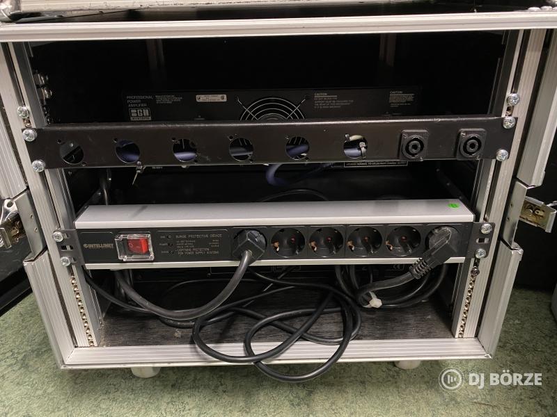 Aolong H3000 (3kW), BGW 8000 (1,2kW) végfokok + rack