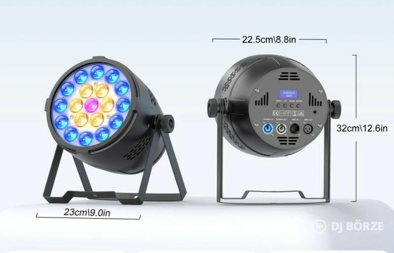 Eladó számlával, garanciával, új 19x15 watt RGBW ZOOM PAR lámpák
