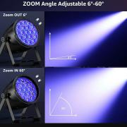Eladó számlával, garanciával, új 19x15 watt RGBW ZOOM PAR lámpák