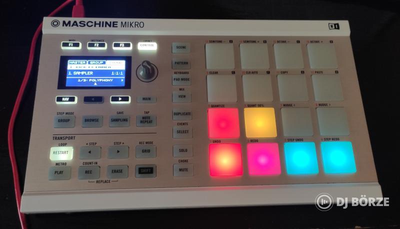 Native Instruments Maschine mk2 mikro white kontroller