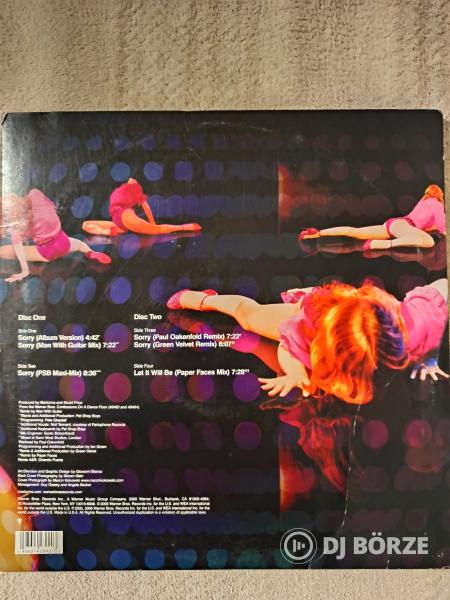 Madonna - Sorry 2 x Vinyl, 12", Single [Gyűjtői darab]