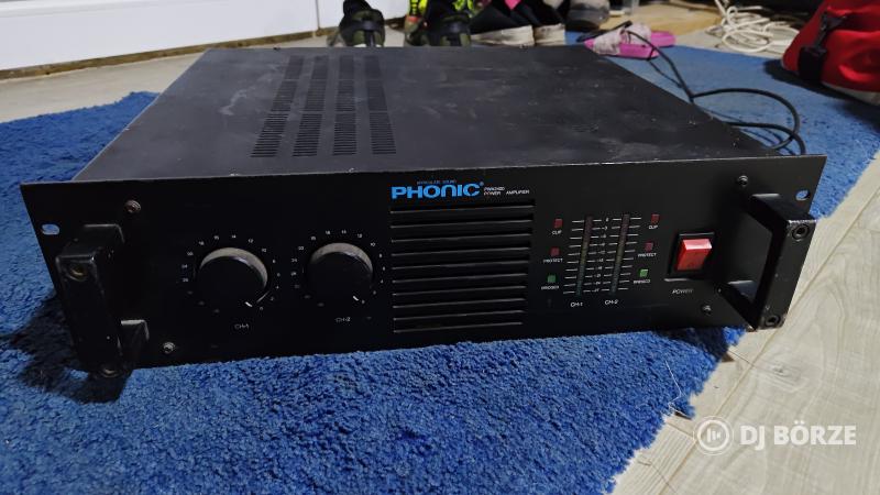 Phonic PWA2400 2x370w 4/8 ohm