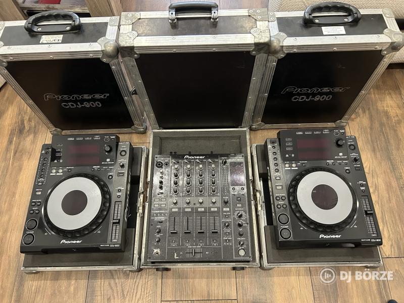 2db Pioneer CDJ 900 + Pioneer DJM 800
