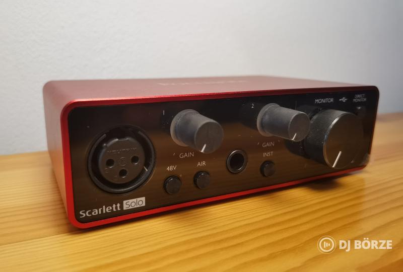 Focusrite Scarlett Solo 3rd Gen USB hangkártya