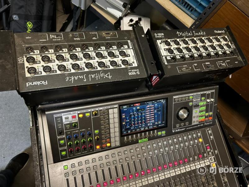 Roland M480 keverőpult + 2db stagebox