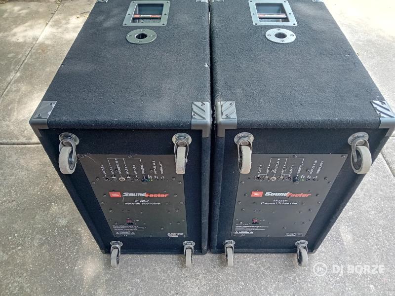 A héten ennyi,1db van! Jbl jrx sf 22sp dupla hangszórós sub.Kültéren is megremeg a gatya :D